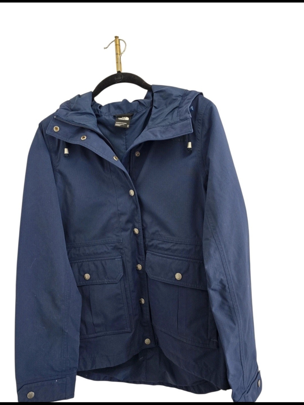 The North Face Navy Hooded Utility Jacket